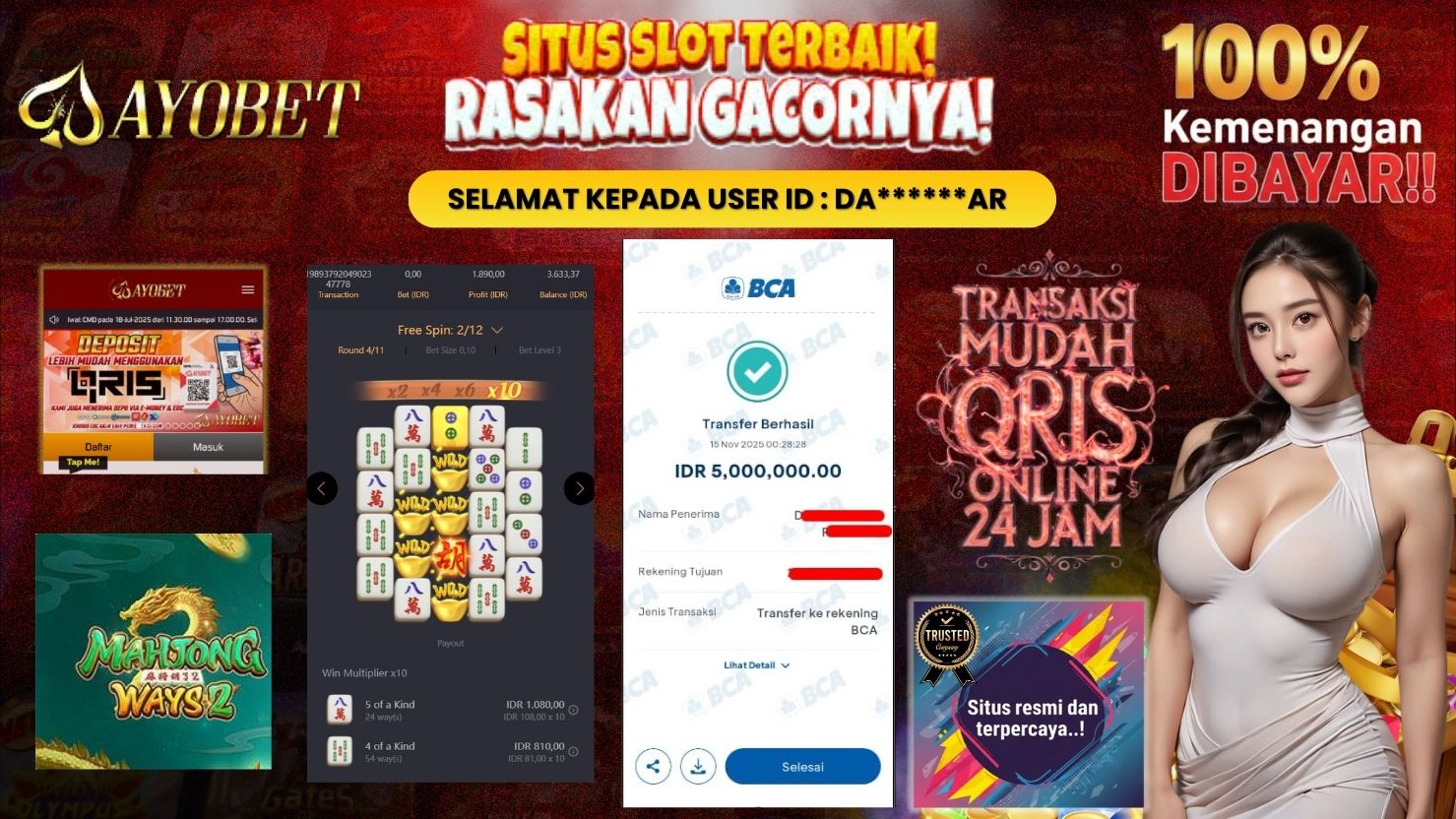 AYOBET JACKPOT SLOT MAHJONG WAYS 2